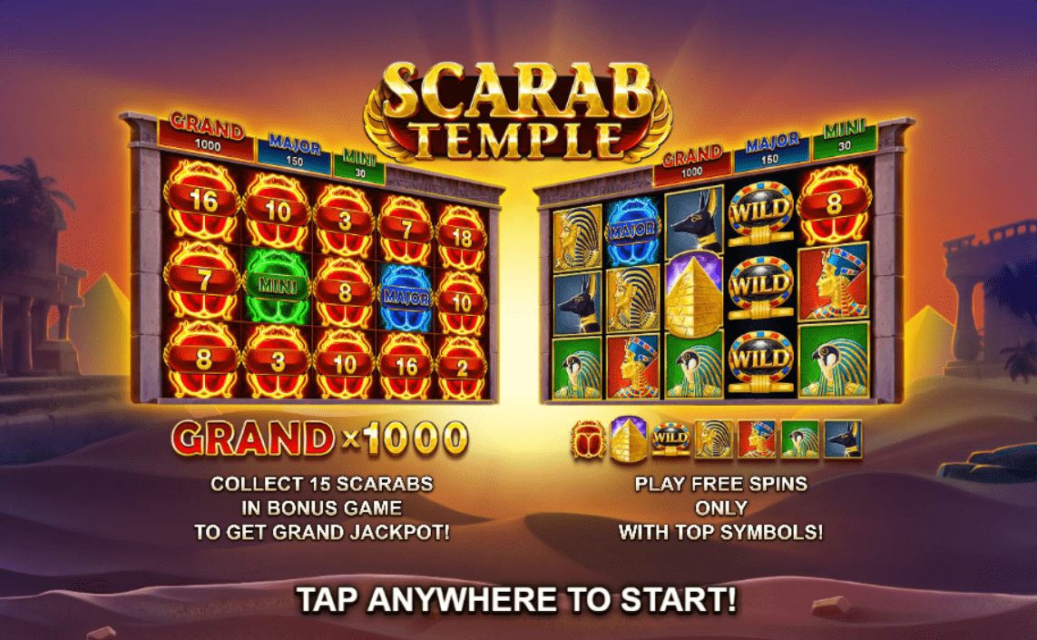 Step into ancient Egypt with Scarab Temple